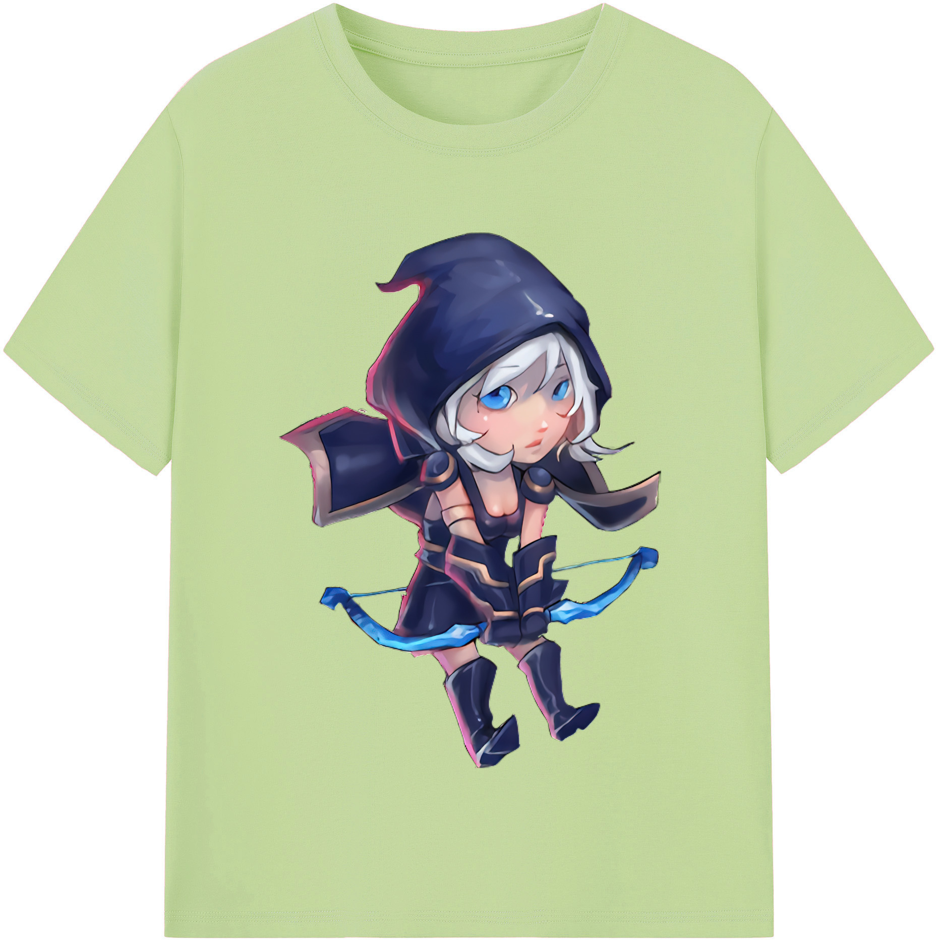 リーグ・オブ・レジェンド League of Legends LOL 綿100％半袖Tシャツ（フロントプリント）